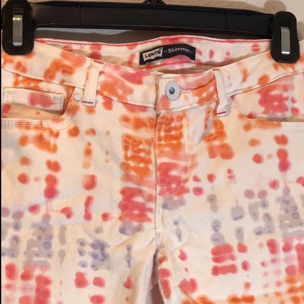 Old Navy Girls LEVIS Girls Printed Capri - Picture 2 of 6